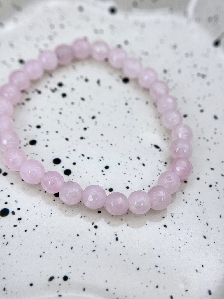 Rožinio kvarco apyrankė